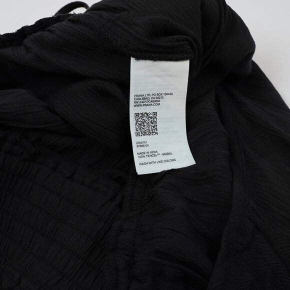 prAna Fernie Wide Leg Jumpsuit Black - Size Large - Picture 8 of 8